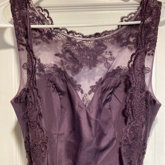 Azazie Elly Bridesmaids Dress in Plum Size A6 - Picture 14 of 16